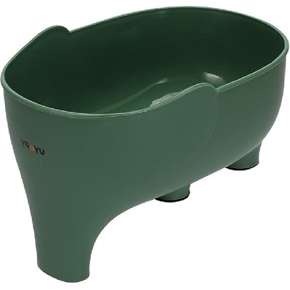 Vegetables Washing Basket Elephant Drainage Basket Fruit Basket for Draining Pasta Noodles Kitchen (Blue)