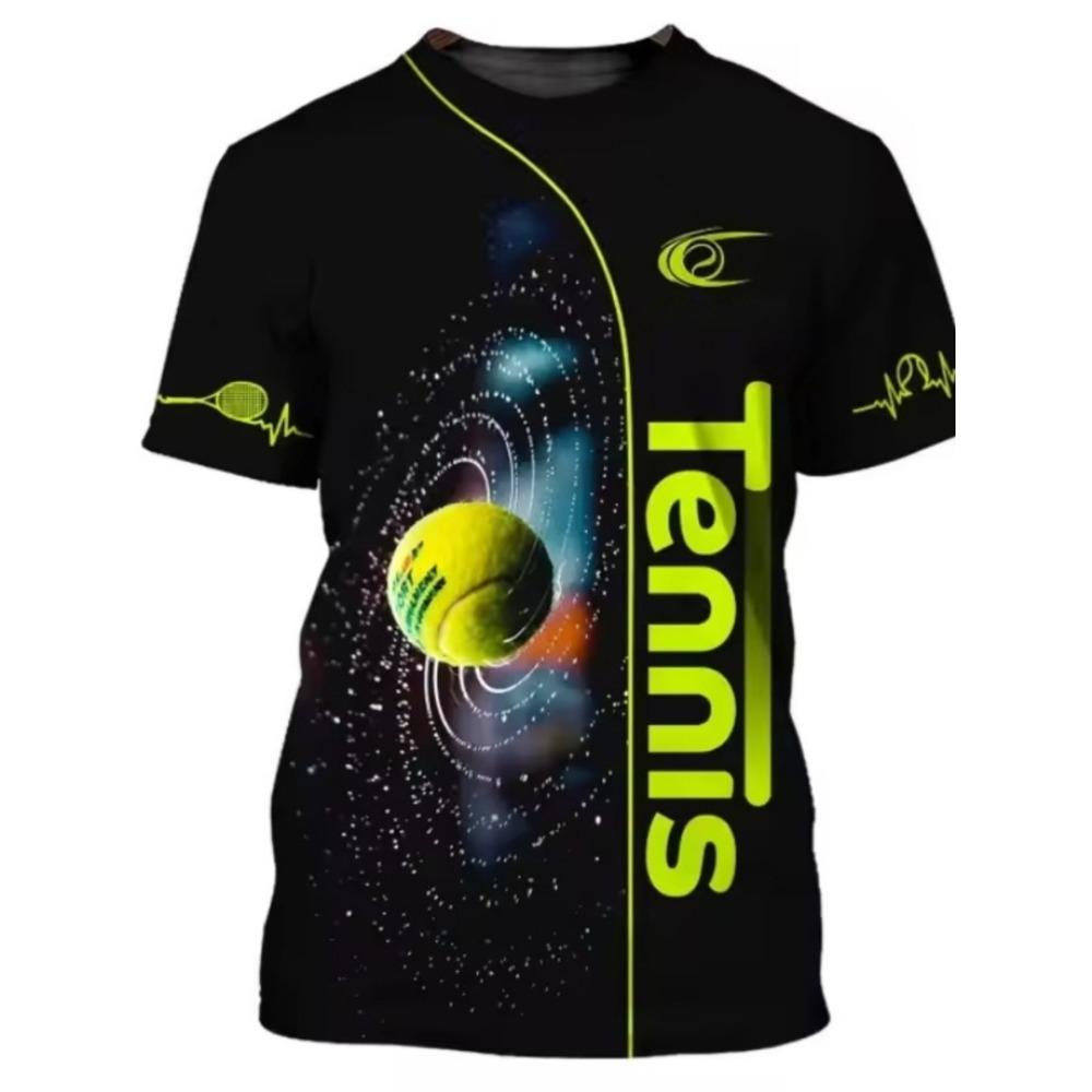 Fashion 3D Ball Pattern T Shirt for Men Hip Hop Trend Harajuku Streetwear Casual O-neck Short Sleeve Summer Loose Tops