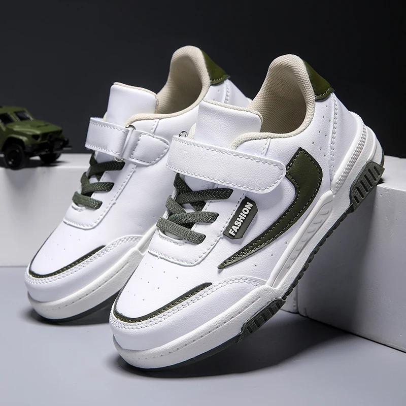 Spring and Summer Running Sneakers for Kids Non-slip Shoes for Boys Leather Kids Tennis Hugh Fashion Mesh Kids Shoes Sneakers
