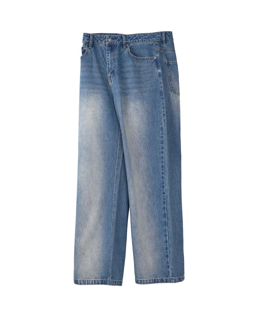 YALE Women'S Straight Denim Pants_Blue