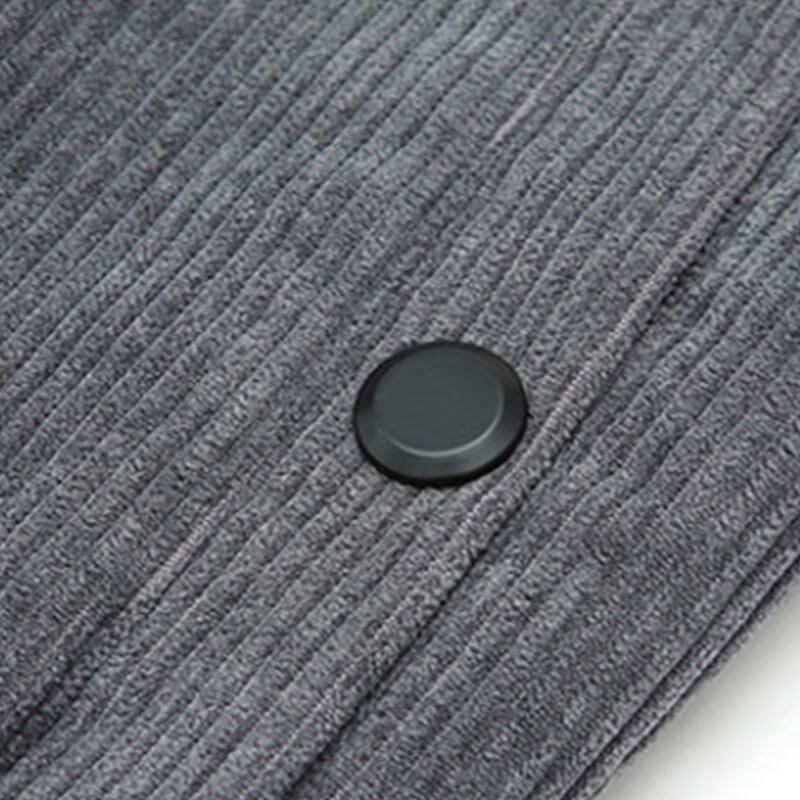 Maoren Men's Trendy Corduroy Stand Collar Jacket