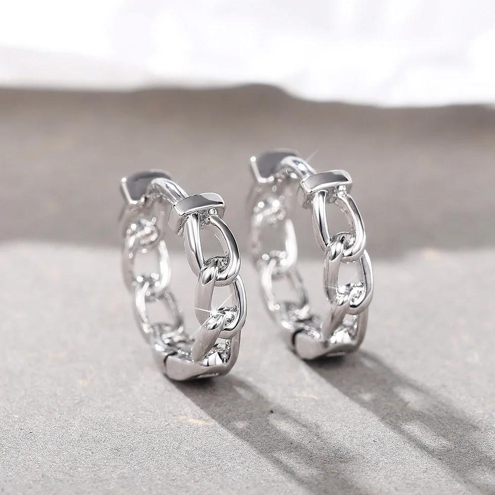 Fashionable Small Fresh Earrings Ins Style Personalized Mosonite Sparkling Light Luxury Jewelry Headpiece For Women