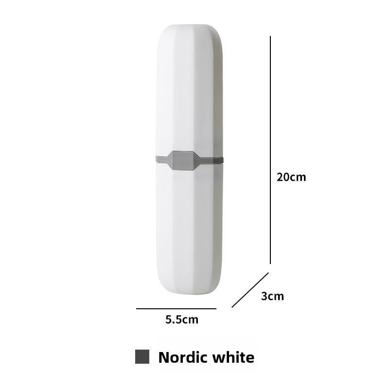 Home Portable Toothbrush Box Student Travel Plastic Toothbrush Cup Tableware Box Pencil Box Toothbrush Toothpaste Storage Box