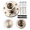 3 Inch Faceplate Screw Chuck Additional Screw Option Mounting Hole Feature Pre-threaded Design For Bowl Turning
