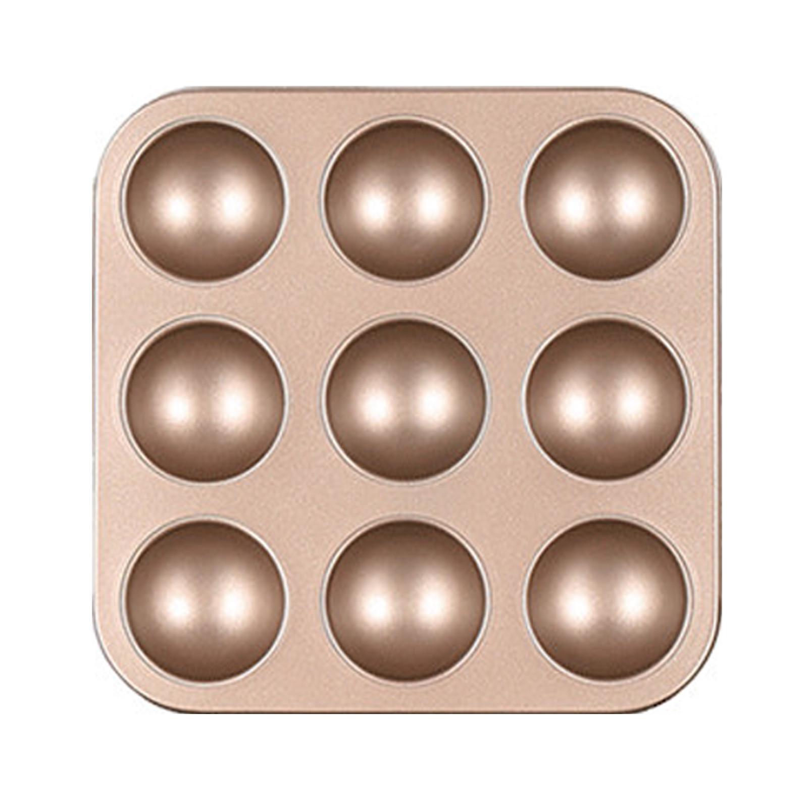 

9 чашек с антипригарным покрытием, полушарик для кексов, металлический поднос для кексов, углеродистая сталь