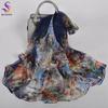 BYSIFA| Beige Pink Women Long 100% Mulberry Silk Scarf Printed Fashion Leave Pattern Brand Spring Ladies Scarves Shawls  170*105