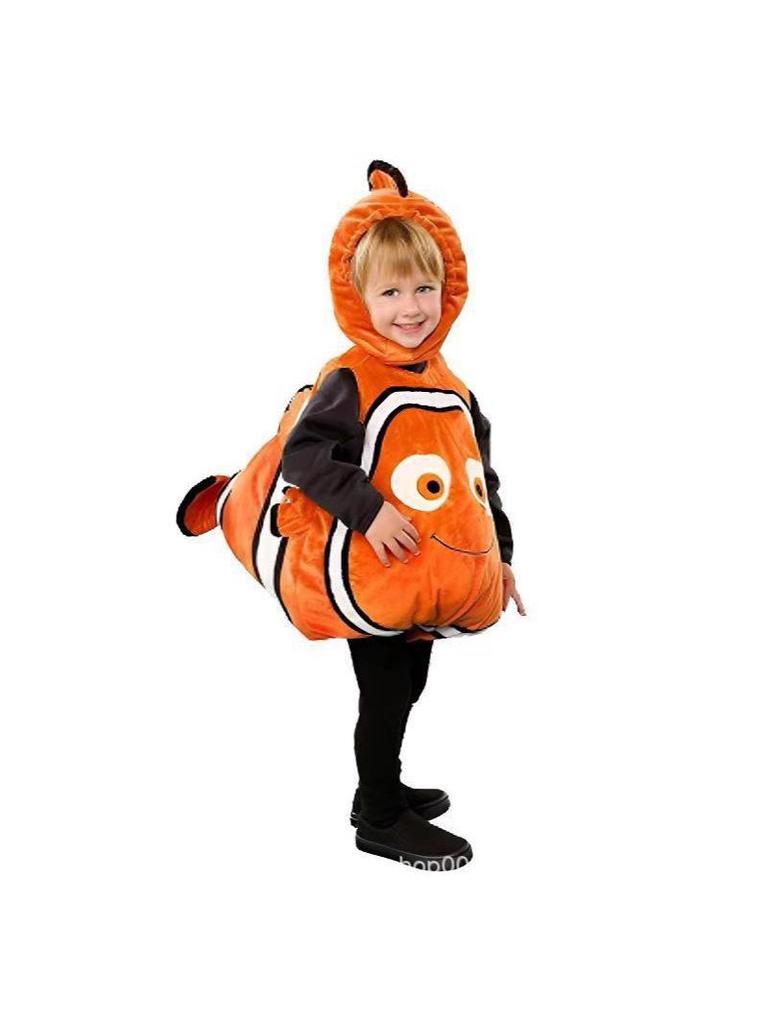 Children's Clownfish Cosplay Costume - Nemo Finding Nemo Cartoon Outfit