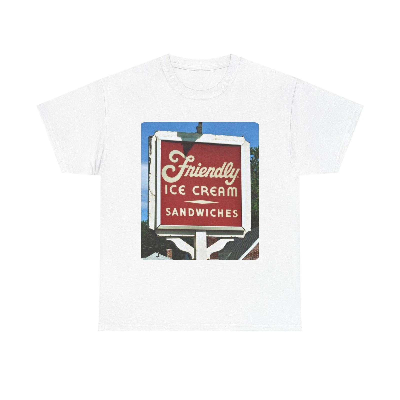 Men s and Women s T-shirts Friendly s Ice Cream XS