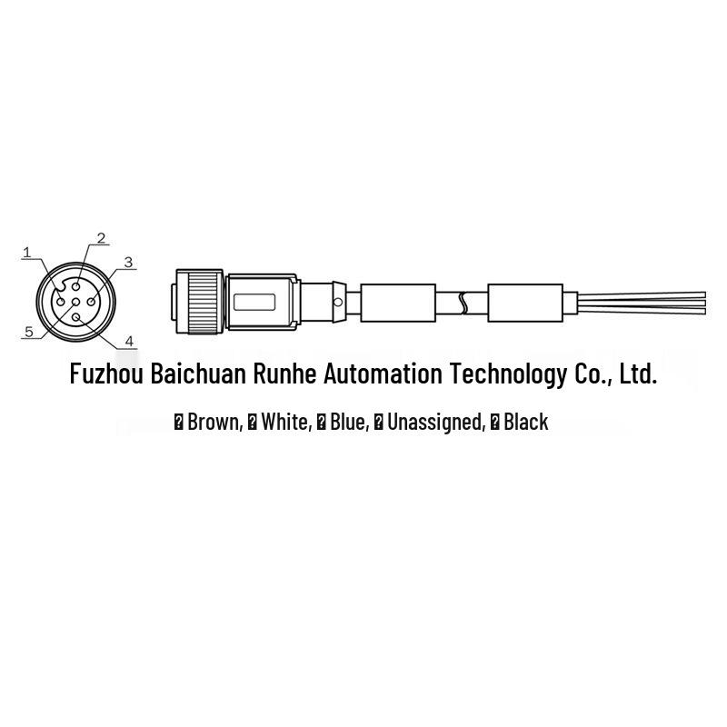 YF2A64-050XXXXLEAX Sensor Connection Cable 6036159 - Brand New Original