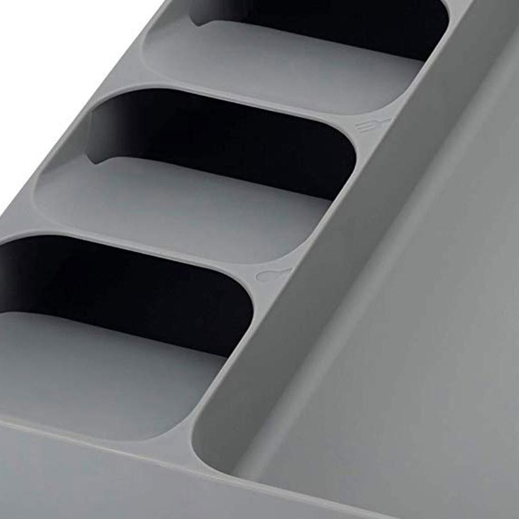 Besteckschubladen-Organizer 3 in 1 Umweltfreundlicher Kunststoff Multifunktions-Besteckorganisator für Messer