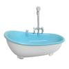 1:6 Scale Dollhouse Electric Bathtub Bathroom Furniture Miniature Bathroom Kids Dollhouse Toy Accessories