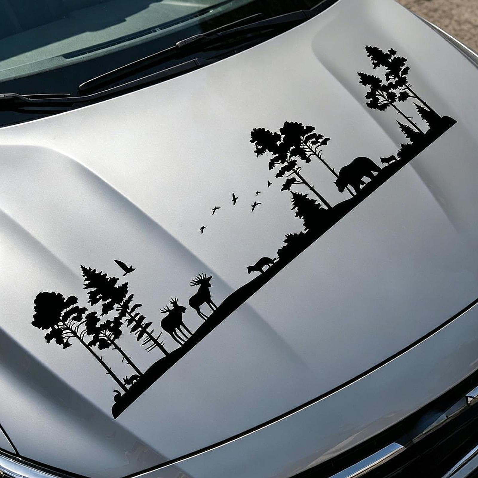 

Auto Sticker 150x38cm Easy to Decal Car Body Side for Door Vehicle SUV Decor