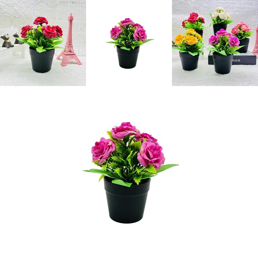 Elegant Rose Artificial Flower With Durable Material For Living Room And Commercial Use