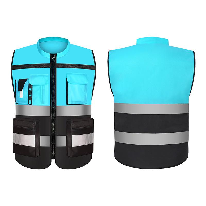 Reflekterande Trafiksäkerhetsväst för Cykling och Vägbyggen med Anpassad Tryckt Logotyp