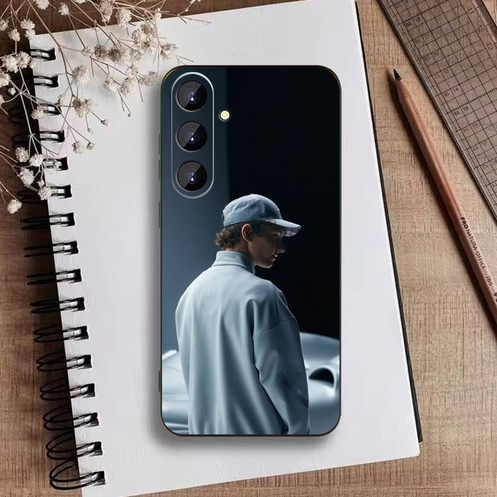 D-Kimi Cool A-Antonelli Phone Case For Samsung Galaxy A73,A21s,A22,A31,A52,A53,A71,A41Soft Black Shell
