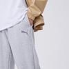 Puma Relaxed Solid Color Breathable Fashion Versatile Knitted Sports Pants Men Bottoms Gray 683481-04