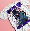 Solo Leveling T-Shirt Sung Jinwoo Horror Anime Manga Black Gifts Shirt All Size