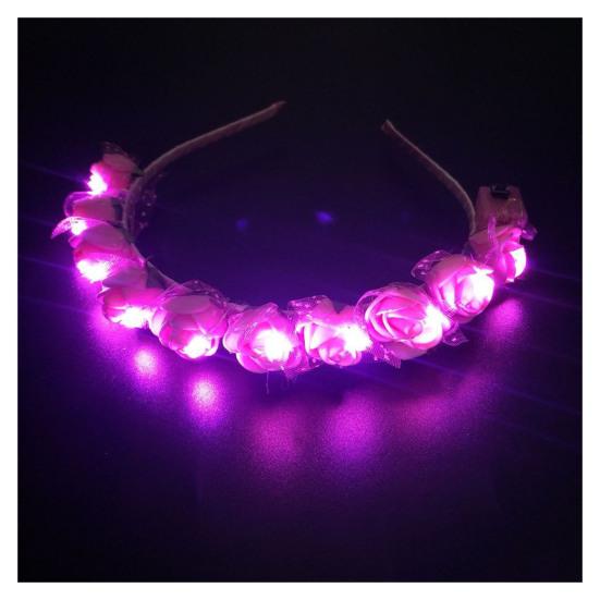 

Женская повязка на голову светится красивым удобным толстым тонким украшением для волос для вечеринок, дней рождения, фестивалей