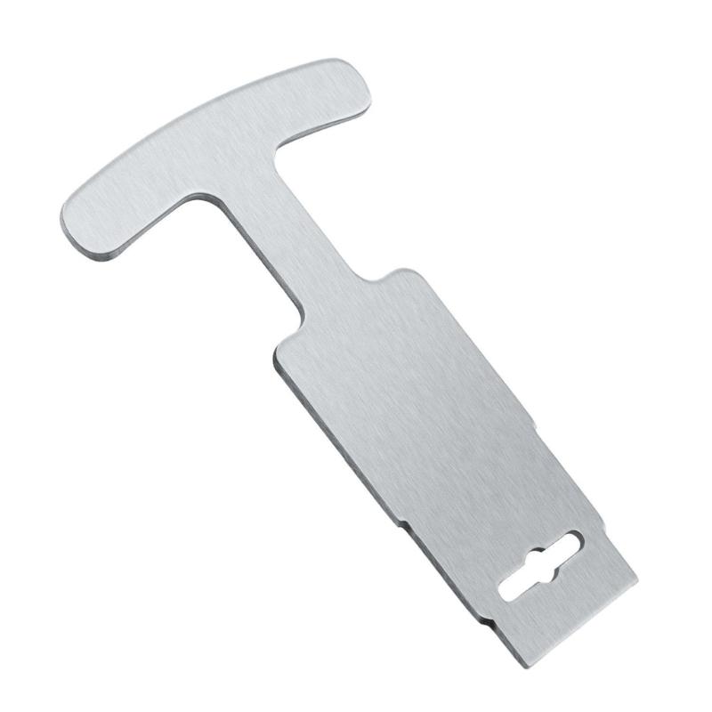 

Efficient Pool Jet Removal Tool with Ergonomic Rubber Handle for Square Drain Plugs in Above Ground Pools серебряный