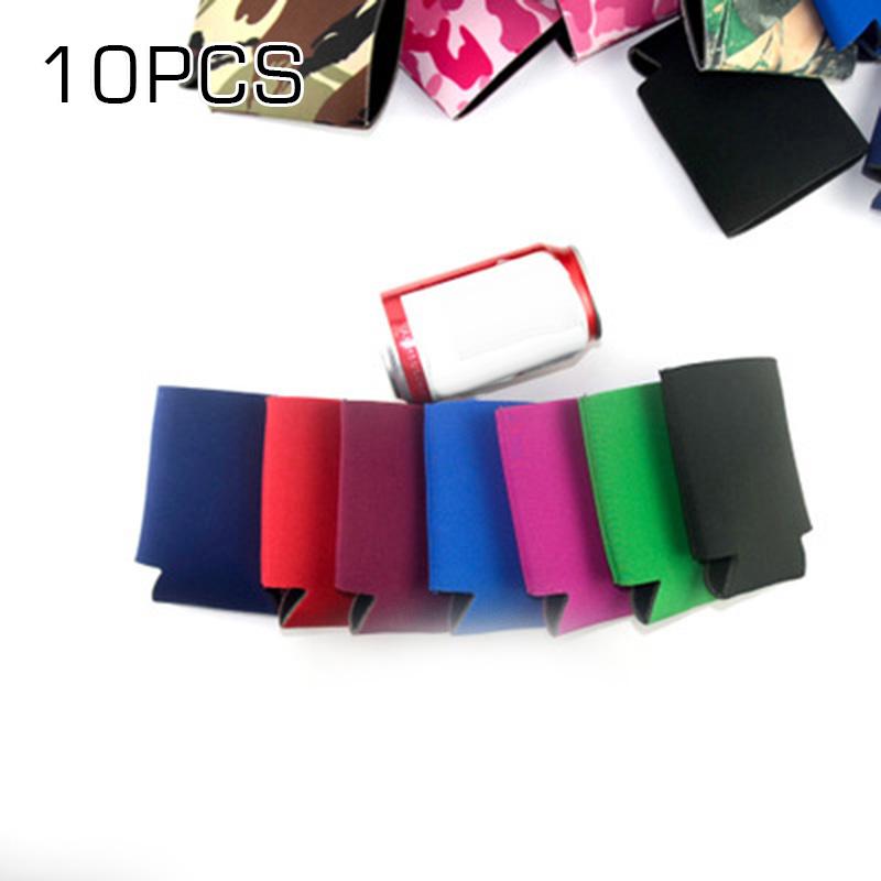 13*10CM Cup sleeve 10pcs Camping Beer Cola Water bottle Holder Neoprene Home Party Wedding Birthday Decoration
