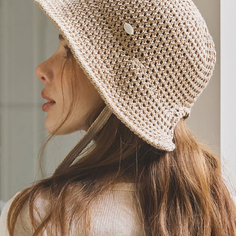 

Панама из вязаной проволоки Ssecondo, Tiana_2 цвета Black