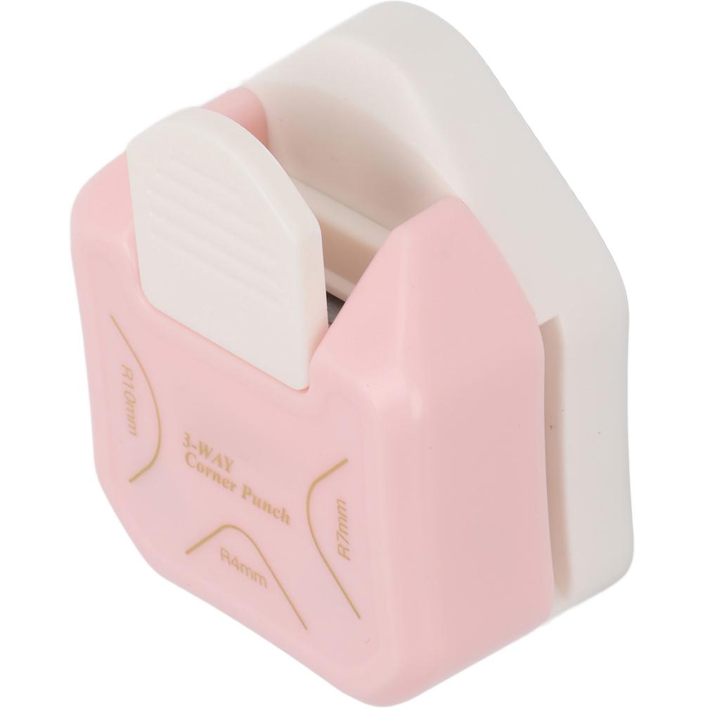 KWTRIO Corner Rounder Punch 3 in 1 Arbeitsersparnis Bequeme Glätte Tragbarer runder Papierschneider für