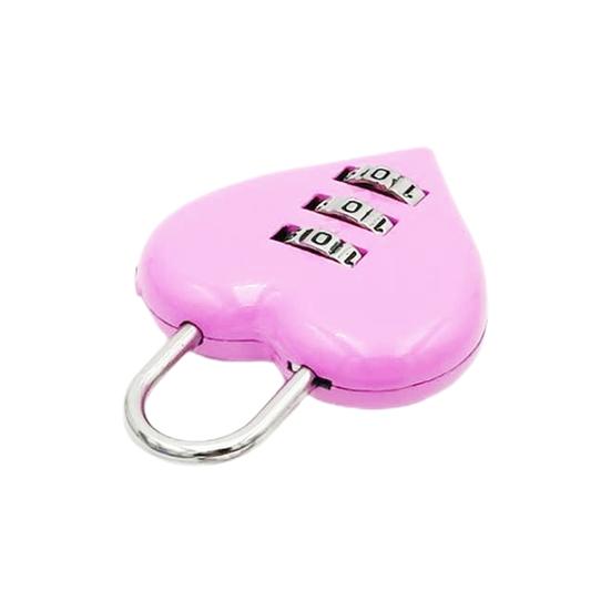 Chic Box Padlock 3 Numbers Safety Stainless Zinc Alloy Luggage Box Lock Travel Supplies