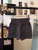 Damen High-Waist Wollstrick-Shorts - 5 Farben, Vielseitige Schlankmachende Sportbekleidung