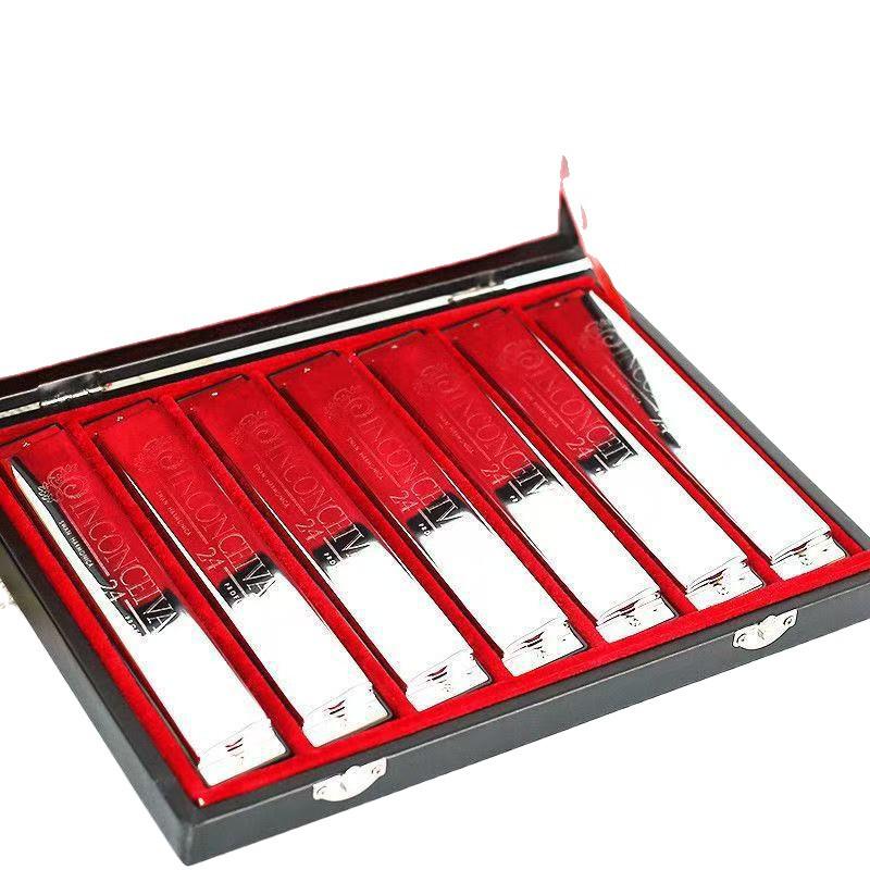 Set de Armónica Swan: Caja de 24 agujeros, de 7 piezas, de 12 piezas para Estudiantes y Adultos. Incluye las teclas A-G, perfecto para principiantes.