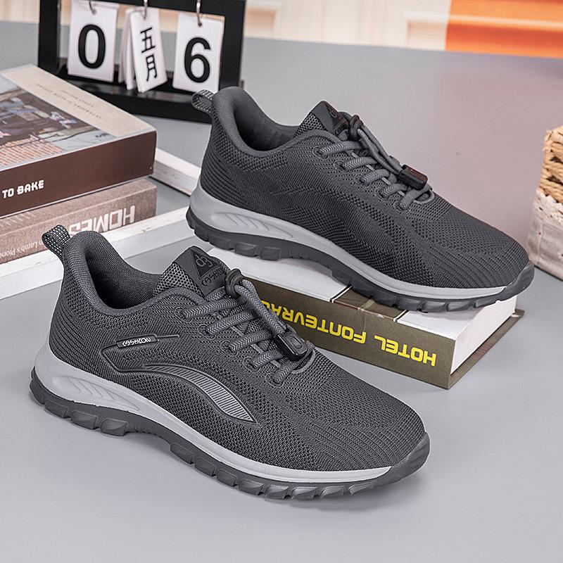 Autumn new non-slip medium walking shoes breathable mother travel shoes father sports shoes 35