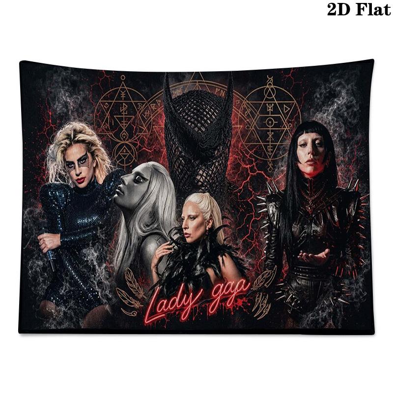 Gaga Wall Tapestry Aesthetic Wall Hanging Printed Fabric Blanket Decorative Tapestries for Bedroom Living Room Home Decor