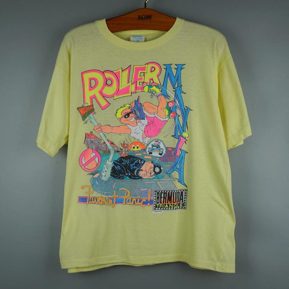 

Vintage 1989 Rollermania t-shirt Bermuda Triangle M