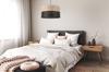 Single Hanging Lamp Classic Oak Veneer Lampshade 35Cm