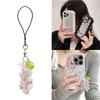 Handmade Convallaria Phone Chain Sweet and Delicate Pendant Phone Straps Lanyard Phone Hangings Decoration Key Chain