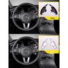 For Mercedes Benz C E Class W205 W213 MB GLE C292 W166 W167 2016-2021 Car Steering Wheel Paddle Shifter Extend DSG Sticker Style