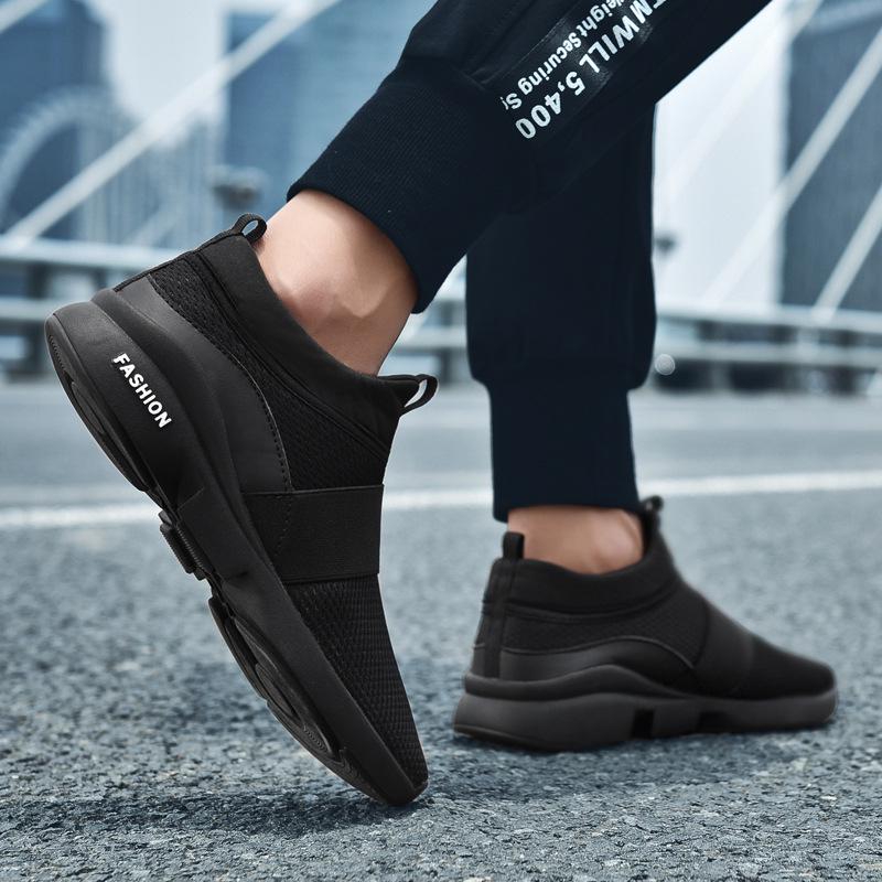 48 Large Size Men's Shoes Breathable Sports Casual Shoes Solid Color One Lazy Men's Running Shoes Couple Models