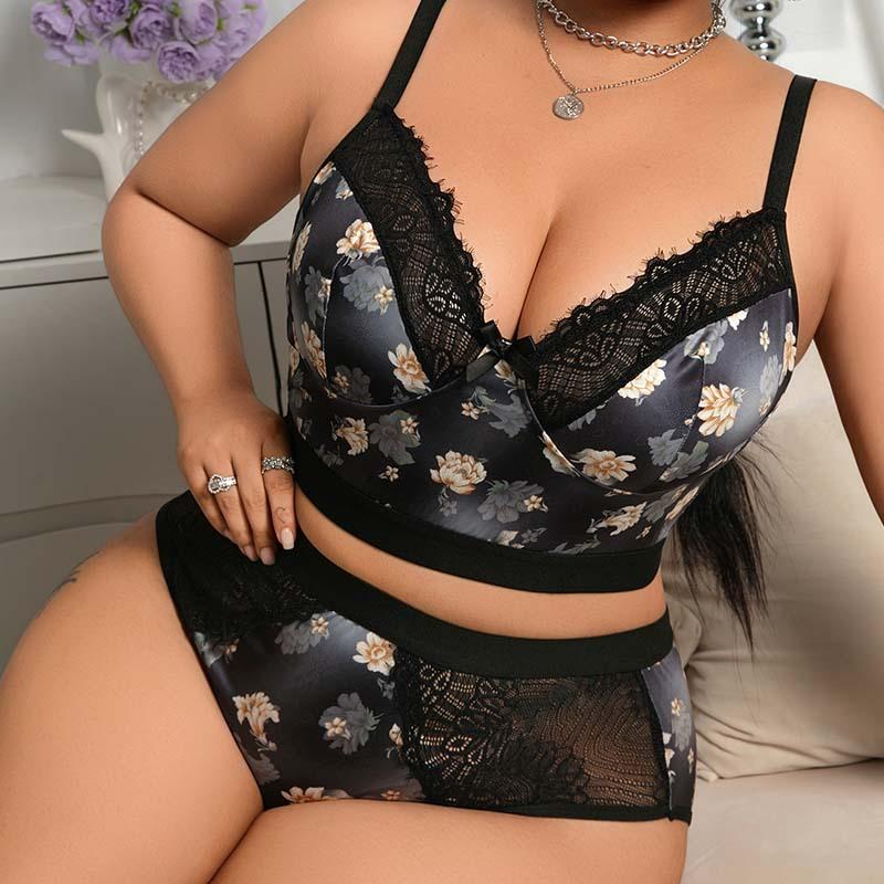 Dantelă la Spate Dorință Pură Sexy Maiou cu Bretele Imprimat Decolteu în V cu Cupă Fixă Integrată