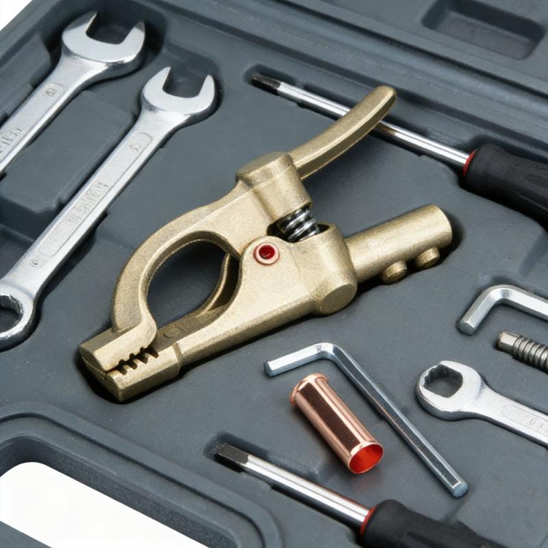 Industrial Copper Welding Ground Clamp Earth Clamp 300A 500A For Secure Electrical Connection And Durability