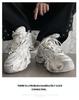 Z Brand Men's 2025 Height-Boosting Retro Sneakers - Breathable, Casual, Autumn Dad Shoes with Thick Soles.
