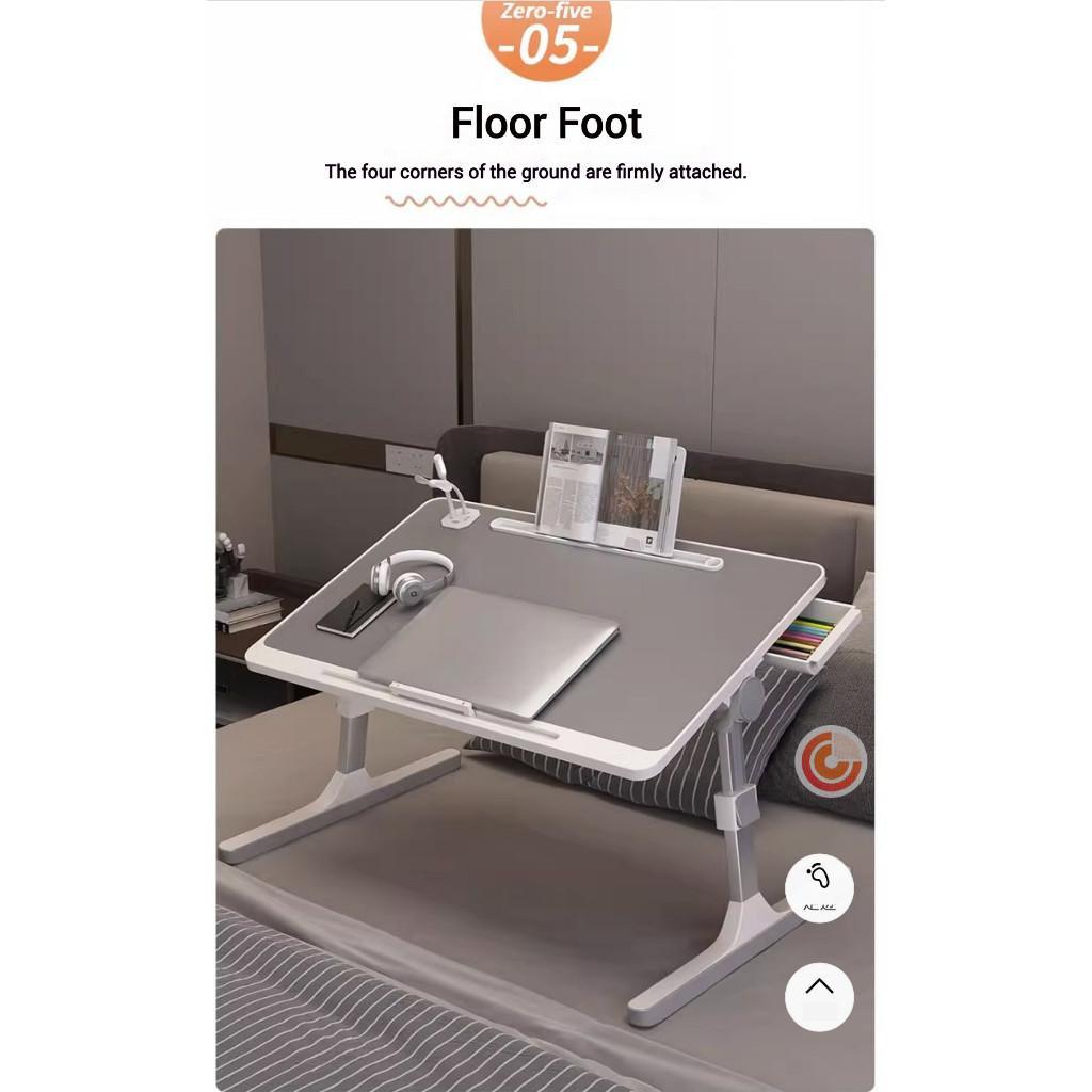 Study Work Multi-purpose Portable Lazy Table Liftable Multifunctional Folding Table Anti-Slip Laptop Bed Desk