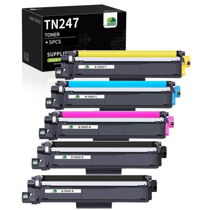 Cartouche de toner - JARBO - TN 243 247 - Compatible Brother - Noir - Laser - 1 pièce