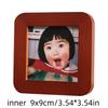 New Mini Picture Frame 9x9cm Home Decor Children's Photo Frame Vintage Porta Retrato Decoration Frames Gift