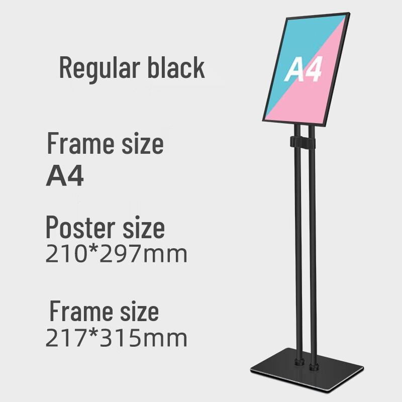 

Aluminum Alloy A4 Display Sign Stand