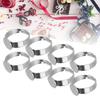 20pcs Stainless Steel Adjustable Rings Flat Base Flat Rings Jump Rings Blank Rings Jewelry Craft