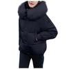 Women's  And Winter Fashion Short Down Cotton Jacket Solid Color Bread Clothes Jacket
