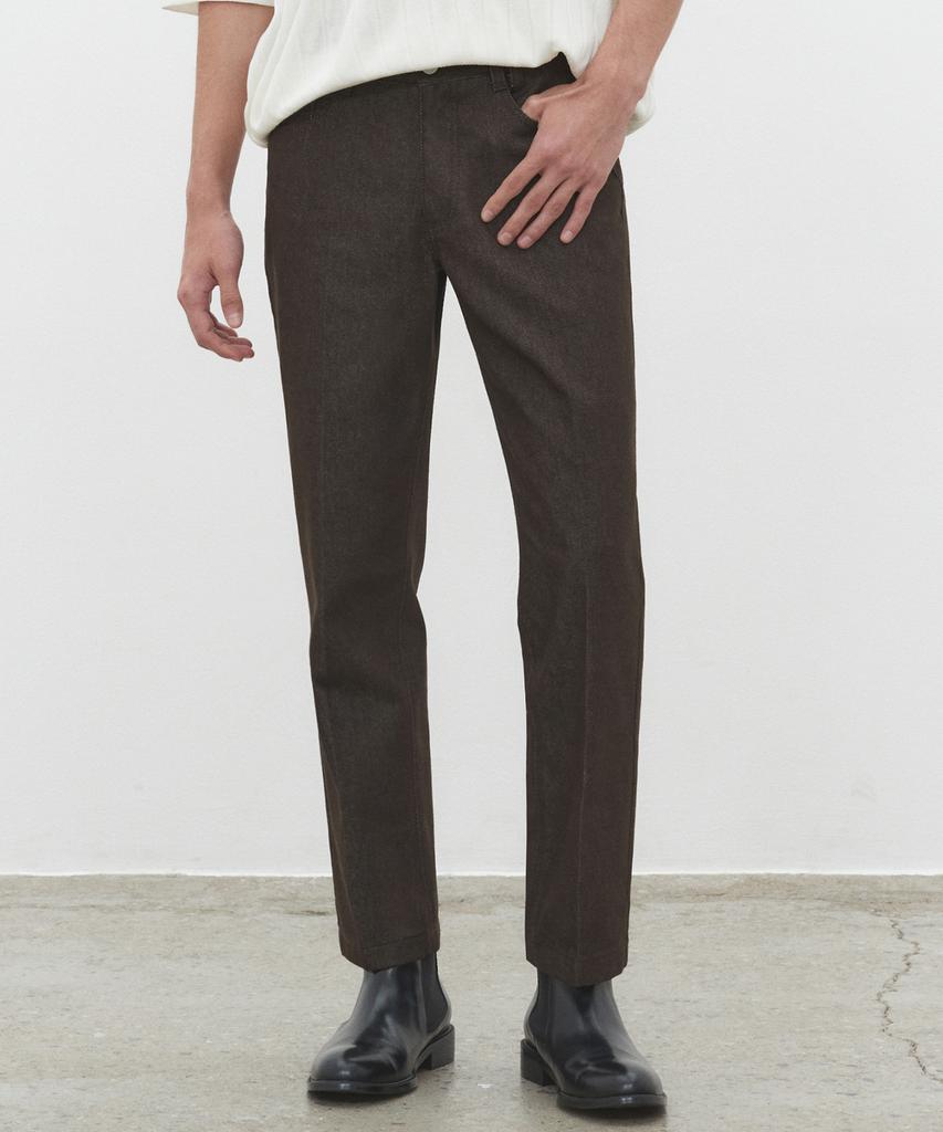 DECET Dawn Cropped Tapered Jeans Dcpt001Cpbrown