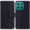 For Honor X8c 4G Case Geometry Pattern Leather Wallet Phone Cover with Wrist Strap