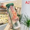 Plastic Water Bottle Portable With Straws Fruit Infuser Tea Juice Cup Fitness Sport Outdoor Travel Bottles Kettle Transparent