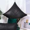 Moisture Proof Decorative Pillow Cover 450x450mm Durability Faux Leather Pillowcase Easy Removal Protectors for Holiday