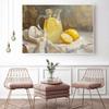 Vintage Food Art Dining Art Oil Poster Fruit Still Life Rustic Kitchen Prints Canvas Painting Wall Art Pictures Home Room Decor